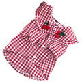 Thin Checkered Summer Shirt for Small Dogs