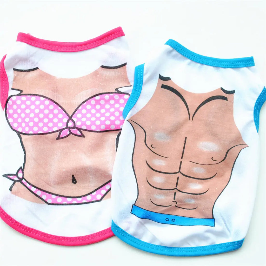 Cotton Dog Pectoral Bikini Vest for Pets
