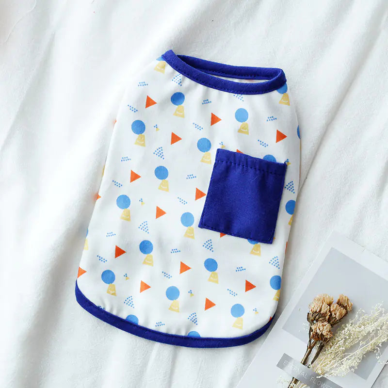 Summer Lightweight Sleeveless Pet Clothing for Dogs