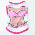Cotton Dog Pectoral Bikini Vest for Pets