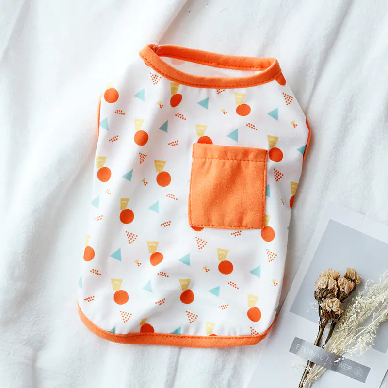 Summer Lightweight Sleeveless Pet Clothing for Dogs