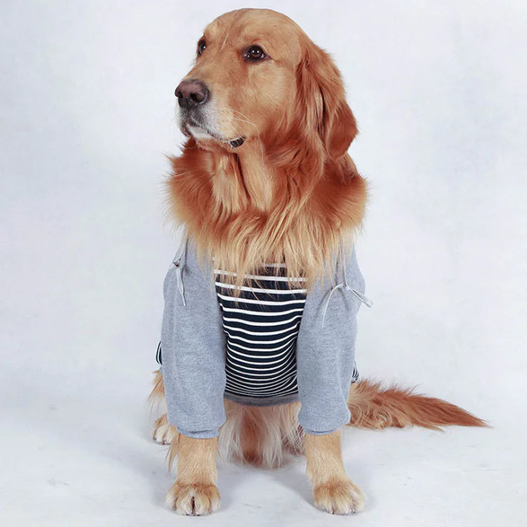Cotton Pet Hoodie for Large Dogs in Autumn/Winter