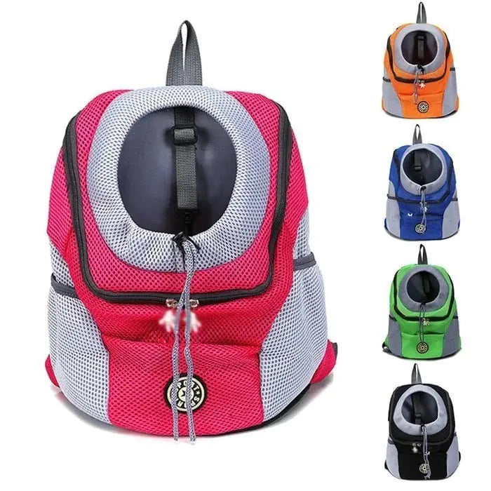 Breathable Mesh Pet Backpack for Dogs and Cats