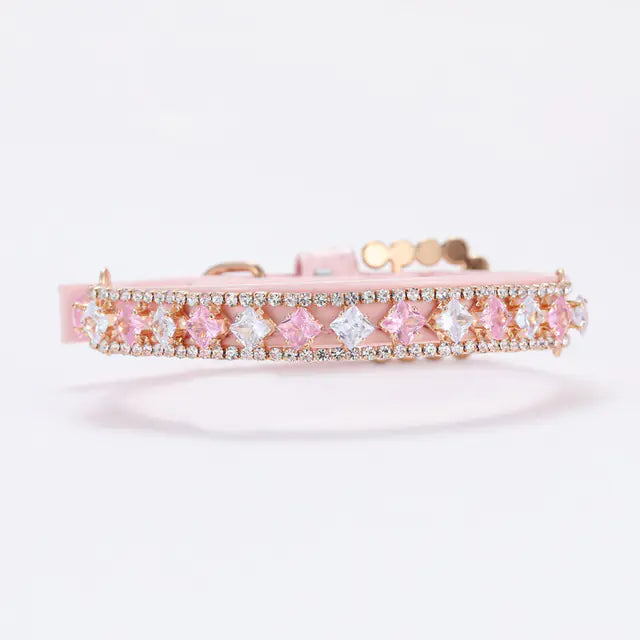 Pearl & Rhinestone Dog Collar