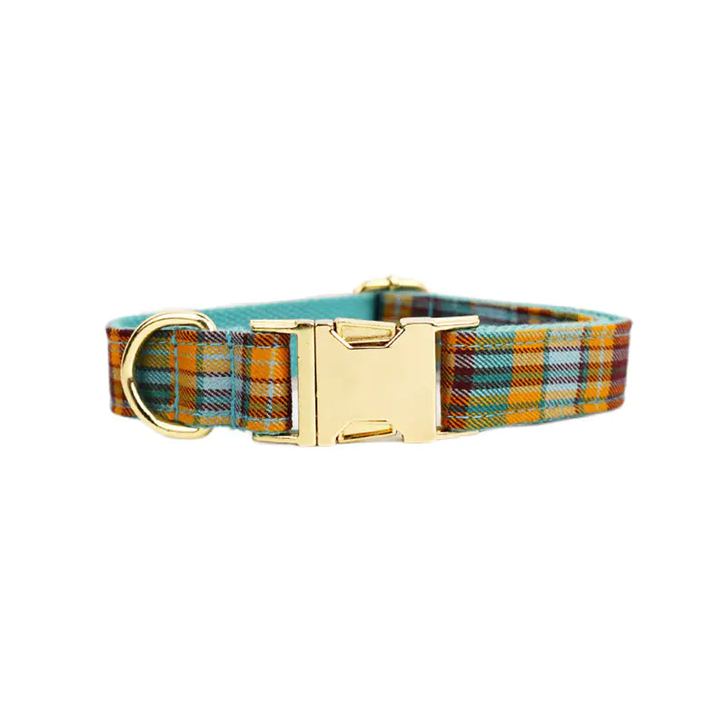 Velvet Fabric Dog Collar for Pets
