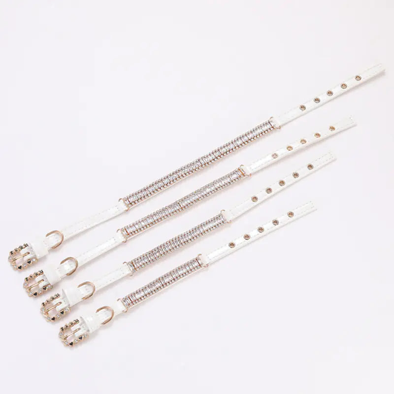 Pearl & Rhinestone Dog Collar