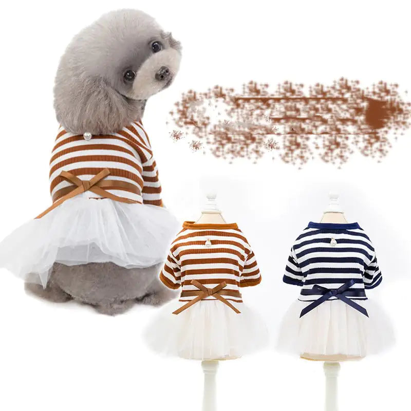 Spring and Summer New Pet Dog Clothes Dress