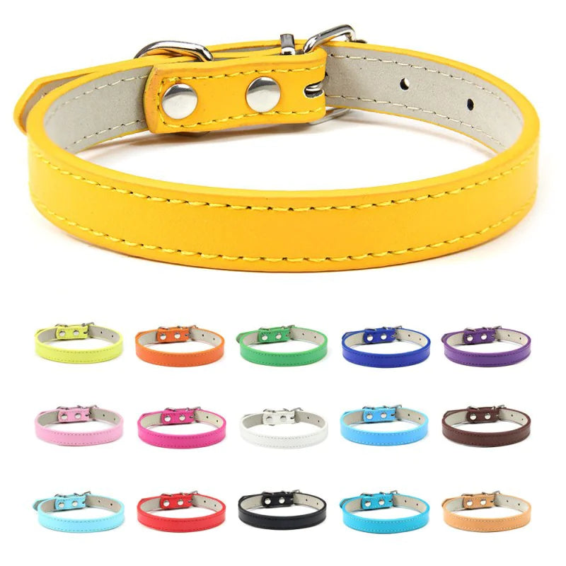 Premium PU Leather Pet Collar