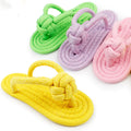 Cotton Rope Chew Toy for Dogs - Teeth Cleaning Slippers
