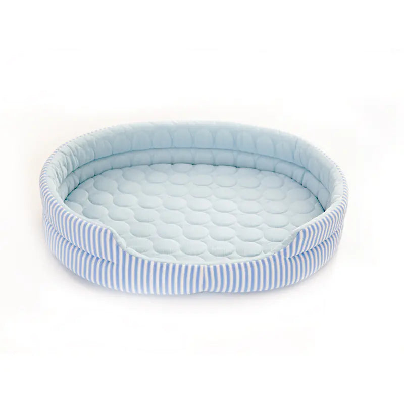 Cooling Pet Bed with Ice Silk Mat for All Seasons