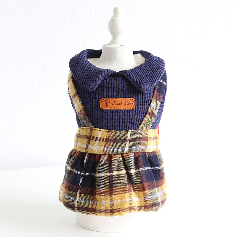 Cute Cat Clothes - College Collar Plaid Skirt