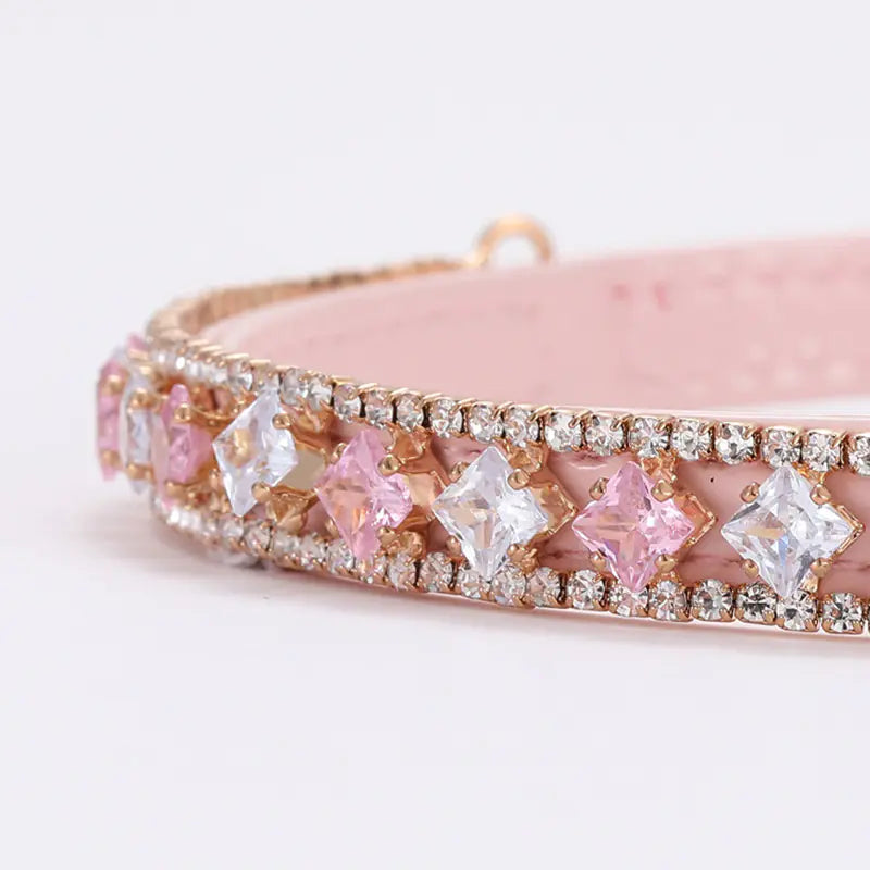 Pearl & Rhinestone Dog Collar