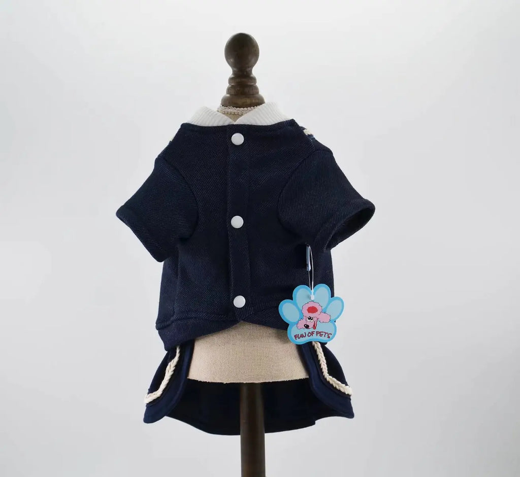 Autumn Winter Pet Dress for Small Dogs and Cats