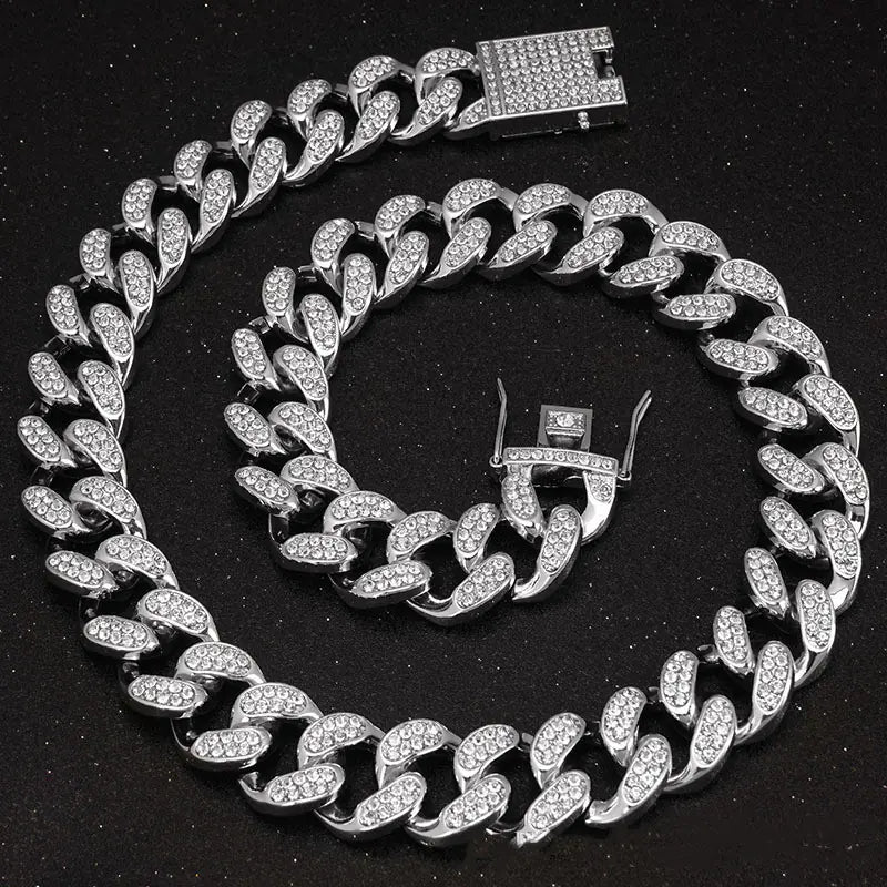 Diamond Link Dog Collar