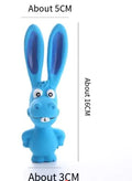 Chewable Latex Dog Toy - Squeaky Playful Bunny