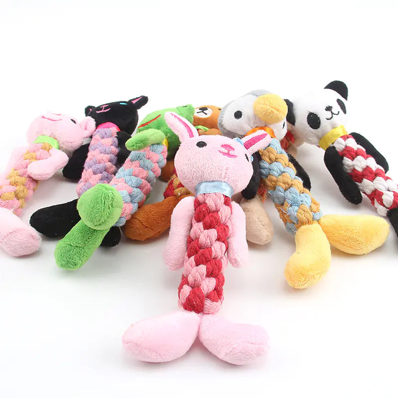 Teething Plush Sound Toy for Pets