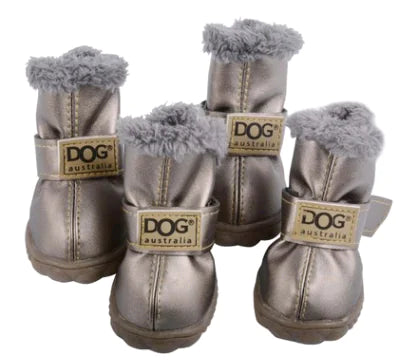 Thick Winter Dog Boots for Pets - Warm Teddy Shoes