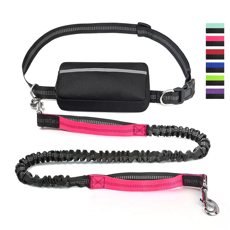 Cross-Border Amazon Pet Running Waist Bag with Leash