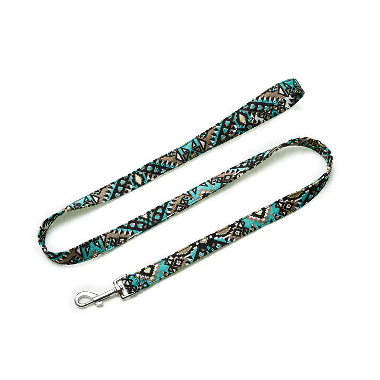 Bohemian Colorful Floral Pet Leash for Dogs