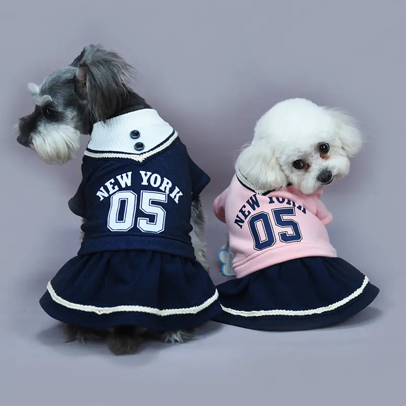 Autumn Winter Pet Dress for Small Dogs and Cats