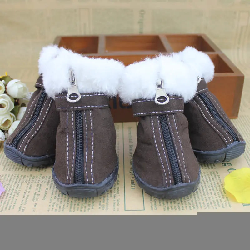 Pet Shoes, Dog Snow Boots, Warm Dog Booties