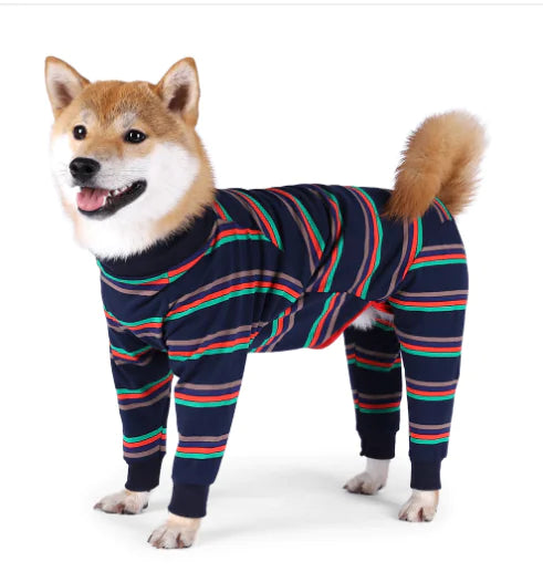High Elastic Fully Enclosed Dog Pajamas for Comfort