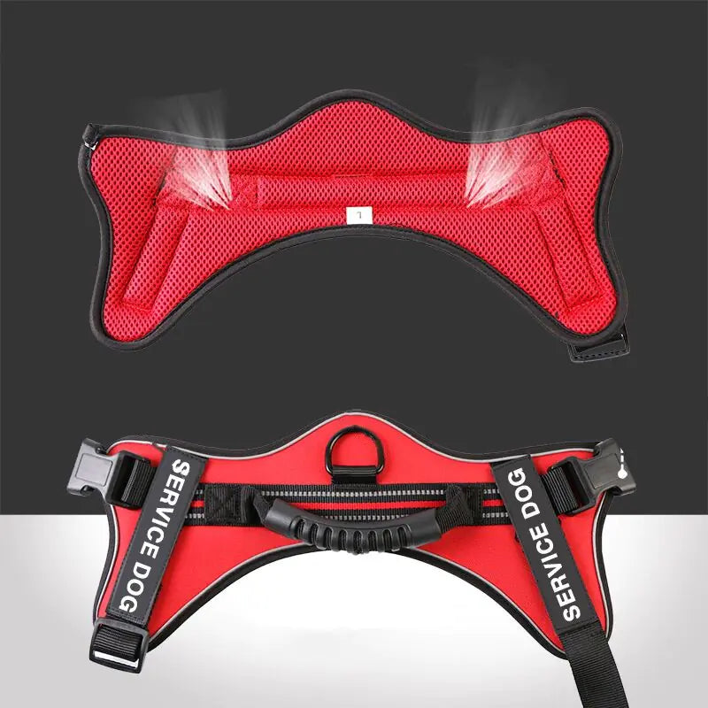 K9 Harness Vest for Medium to Large Dogs with Leash